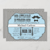 Einladungen zum ersten Geburtstag (Vorne/Hinten)