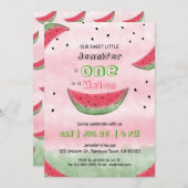 Einladungen zum ersten Geburtstag in einer Melone (Vorne/Hinten)