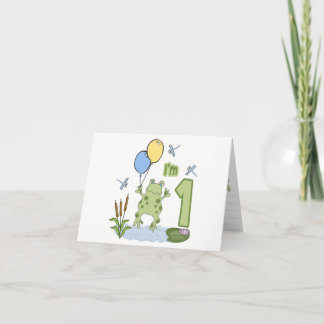 Einladungen zum ersten Geburtstag von Froggy