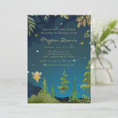 Einladungen zum Fairy Baby Shower Bezaubernder Wal (Stehend Vorderseite)