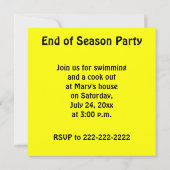 Einladungen zum Fastpech Softball-Herz (Rückseite)