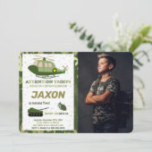 Einladungen zum Foto der Armee (Stehend Vorderseite)