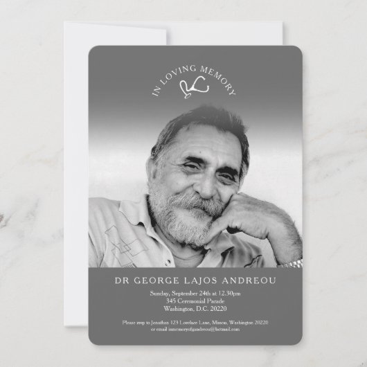 Einladungen zum Foto Grauer Doktor (Vorderseite)