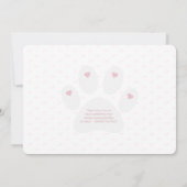 Einladungen zum Foto "Trendy & Simple Pet Memorial (Rückseite)