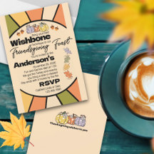 Einladungen zum Friendsgiving-Fest & freundlichen