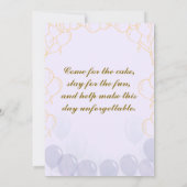 Einladungen zum Geburtstag (Rückseite)