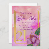 Einladungen zum Geburtstag (Vorne/Hinten)