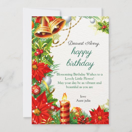 Einladungen zum Geburtstag (Vorderseite)