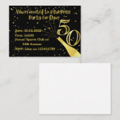 Einladungen zum Geburtstag (Vorne/Hinten)