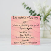 Einladungen zum Geburtstag (Stehend Vorderseite)