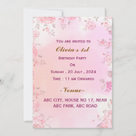 Einladungen zum Geburtstag