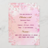 Einladungen zum Geburtstag (Vorne/Hinten)