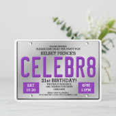 Einladungen zum Geburtstag (Stehend Vorderseite)