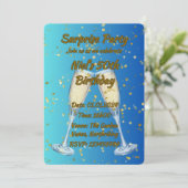 Einladungen zum Geburtstag (Stehend Vorderseite)