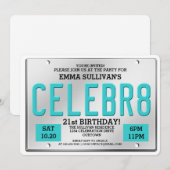 Einladungen zum Geburtstag (Vorne/Hinten)