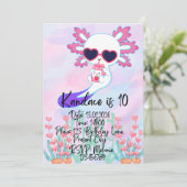 Einladungen zum Geburtstag (Stehend Vorderseite)