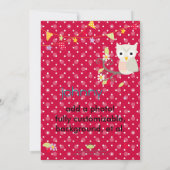 Einladungen zum Geburtstag (Rückseite)