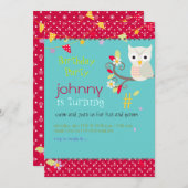 Einladungen zum Geburtstag (Vorne/Hinten)