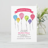 Einladungen zum Geburtstag (Stehend Vorderseite)