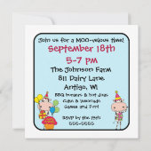 Einladungen zum Geburtstag der Heiligen Kuh (Rückseite)