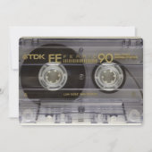 Einladungen zum Geburtstag des 80er Party (Vorderseite)