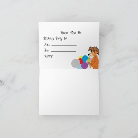 Einladungen zum Geburtstag: Eiscreme-Zeit (Innenseite)