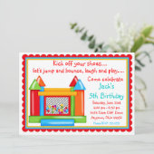 Einladungen zum Geburtstag von Bounce House - Prim (Stehend Vorderseite)