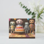 Einladungen zum Geburtstag von Jungen #4 (Stehend Vorderseite)