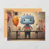 Einladungen zum Geburtstag von Jungen #5 (Vorne/Hinten)