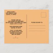 Einladungen zum Geburtstag von Jungen #5 (Rückseite)