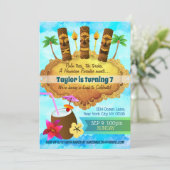 Einladungen zum Geburtstag von Luah (Stehend Vorderseite)