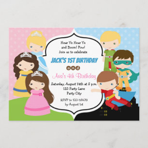 Einladungen zum Geburtstag von Twins (Prinzessin S