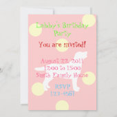 Einladungen zum Geburtstag von Welpen (Rückseite)