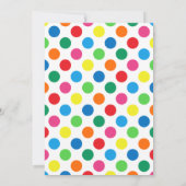 Einladungen zum Geburtstagsparty-Foto (Rückseite)