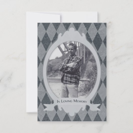 Einladungen zum Gedenkgottesdienst (Vorderseite)