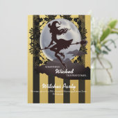 Einladungen zum gehefteten Halloween-Party (Stehend Vorderseite)