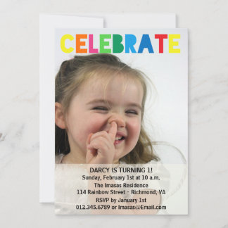 Einladungen zum Girl Birthday Party Foto