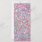 Einladungen zum Glitzer | SILVESTER (Rückseite)