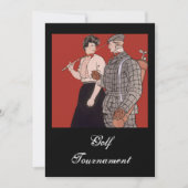 Einladungen zum Golfturnier (Vorderseite)