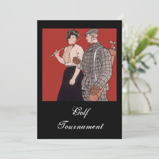Einladungen zum Golfturnier (Stehend Vorderseite)
