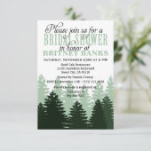 Einladungen zum grünen verzauberten Waldbrauendusc (Stehend Vorderseite)