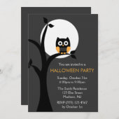 Einladungen zum Halloween-Party (Vorne/Hinten)