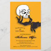 Einladungen zum Halloween-Party der gestorbenen Af (Vorderseite)