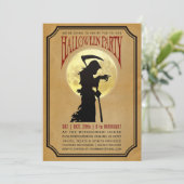 Einladungen zum Halloween-Party| Mond & Grim Sense (Stehend Vorderseite)