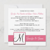 Einladungen zum Hochzeitsdampfer (Rückseite)