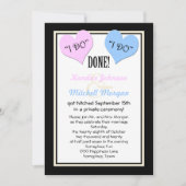 Einladungen zum Hochzeitsempfang — Ich tue das (Vorderseite)