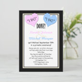 Einladungen zum Hochzeitsempfang — Ich tue das (Stehend Vorderseite)