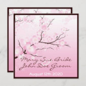 Einladungen zum Hochzeitsfeiern (Vorne/Hinten)