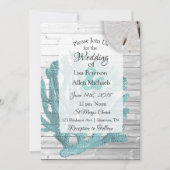 Einladungen zum Hochzeitsfeiern mit weißem Wald (Vorderseite)