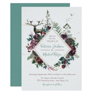 Winterhochzeit Einladungen Zazzle De